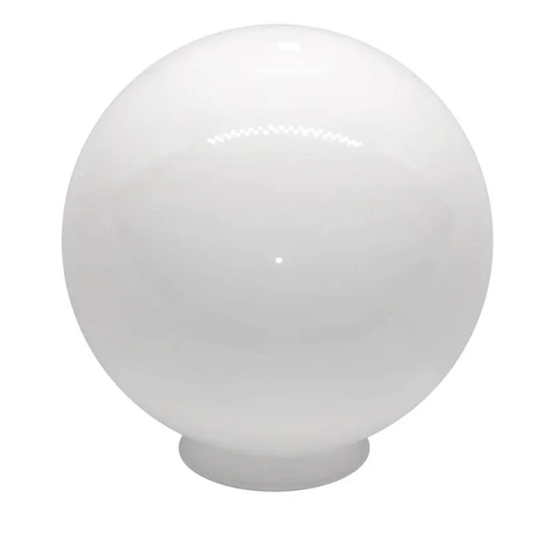 Globo de Acrílico Leitoso Boca 10x20cm