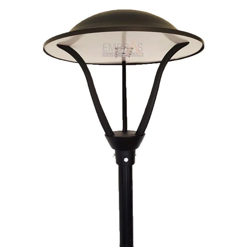 Poste Decorativo Ornamental em LED