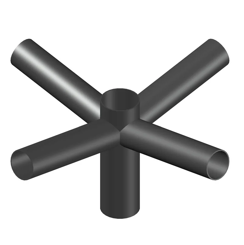 Suporte em Aço Galvanizado para 4 Luminárias