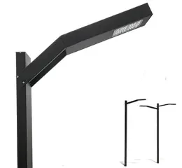 Poste Girafa Flangeado em Alumínio