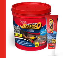 DRYKO MASSA ACRÍLICA VEDATUDO