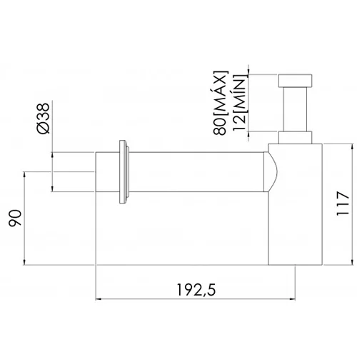 Sifão Fixo Lavatório Fit