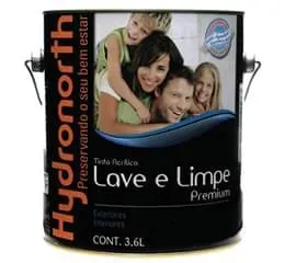 Tinta Acrílica Lave e Limpe