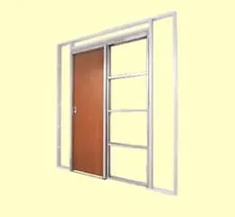 Porta de Correr Embutida para Paredes de Drywall