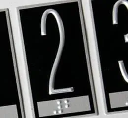 Placas Braille para Elevadores Andaluz