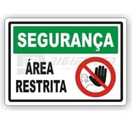 Placas para Segurança no Trabalho