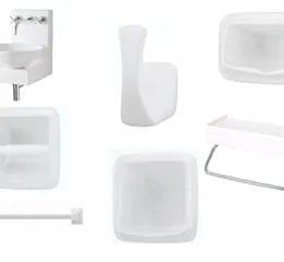 Linha de Acessórios para Banheiro em Louça