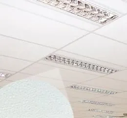 Forro de Gesso com película de PVC e Verso Aluminizado