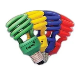 Fluorescente Espiral Colorida