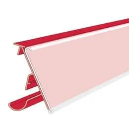 Porta-etiquetas com Visor Cristal em PVC - TEC 139