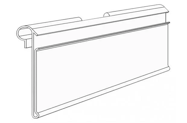 Porta-etiquetas para Gancheiras em PVC - TEC 263