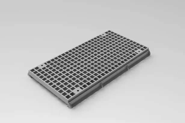 Grelha Alto Tráfego Quadriculada