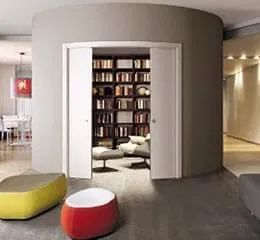     Eclisse CIRCULAR estensione - Sistema para embutir duas folhas curvas