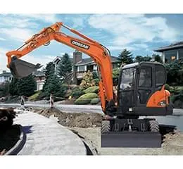 Escavadeira de Rodas Doosan DX53W