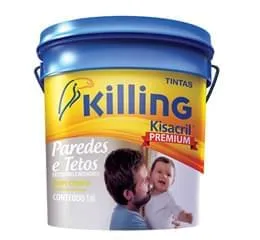 Tinta Kisacril Acrílico Fosco Premium