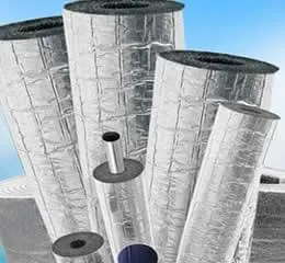 Tubo esponjoso flexível com alumínio 