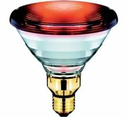 Lâmpada Incandescente para aquecimento Infravermelho em Healthcare