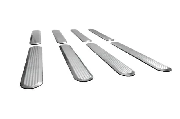 Elementos Podotáteis Linha Metálicos e Poliéster Direcionais 