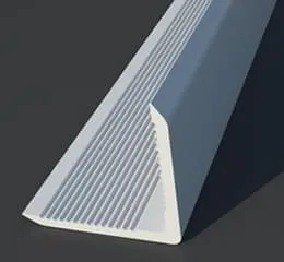 Cantoneira em PVC de Sobrepor L 2,5 x 2,5