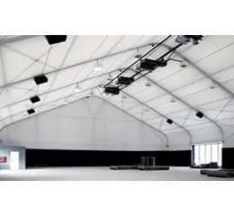 Cobertura de tecido para ginásios e estádios 