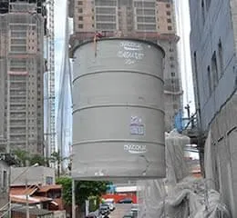 Içamento de reservatório de fibra ou polietileno (Caixa d’água)