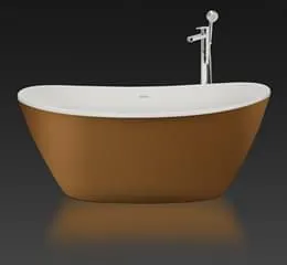 Banheira Oval 6509 - Color Coating Dourada