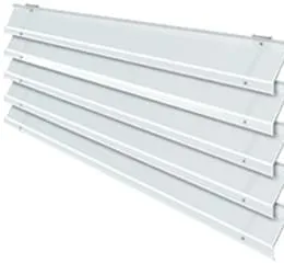 Aletas em PVC - Branco Leitoso