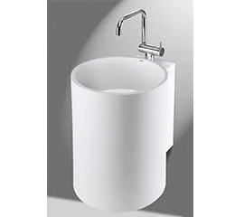 Lavatório Mini-Tray Redondo c/ Torneira de Bancada