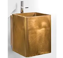 Lavatório Mini-Tray Quadrada c/ Torneira de Bancada