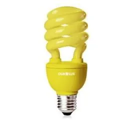 Lâmpada Spiralux Colors Amarela 