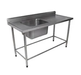 Mesas de Encosto com 1 Cuba 50x40x20