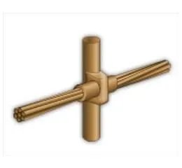 Conexão Haste - Cabo na Lateral