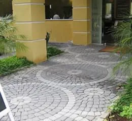 Piso de Concreto Intertravado Linha Mosaico