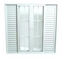 Janela Veneziana 8 Folhas com Tela e Grade