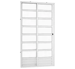 Portas Balcão de Correr com Travessa - Linha Vênus