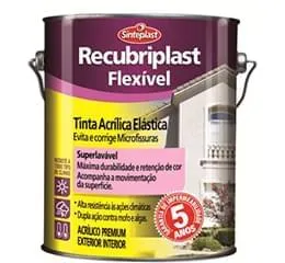 Tinta Acrílica Recubriplast Flexível