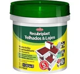 Manta Acrílica Impermeabilizante Recubriplast Telhados e Lajes