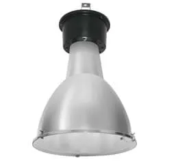 Aparelho de Iluminação Industrial Visor em Vidro Caixa Baixa 