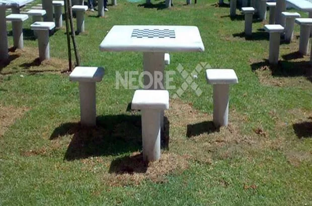 Mesas com banco MQ10, MQXPA, MQXPI e BQ10