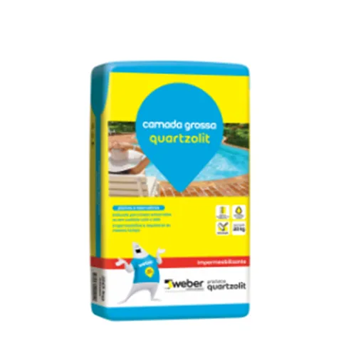 weber.tec impermeabilizante camada grossa quartzolit