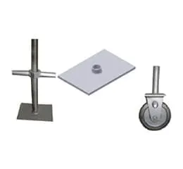 Sapatas Fixas, Sapatas Ajustáveis e Rodízios