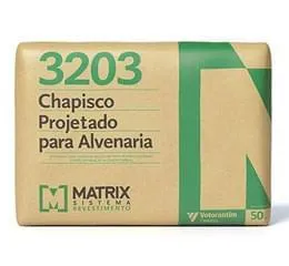 3203 Chapisco Projetado para Alvenaria – Matrix
