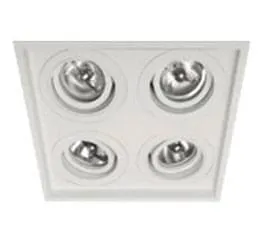 Luminária de Embutir Orbital AR70 – Recuada com Moldura