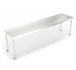 Prateleira Lisa sobre Montantes Simples