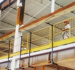 Guarda-corpo Perimetral – Laje Steel Deck