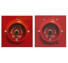 Quebra Vidro para Alarme de Incêndio – Embutir