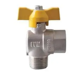 Válvula Esfera Angular 90° Passagem Total Macho x Fêmea – Gás