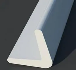 Cantoneira PVC de Sobrepor L 1,7 cm x 1,7 cm