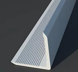 Cantoneira PVC de Sobrepor L 3 cm x 3 cm