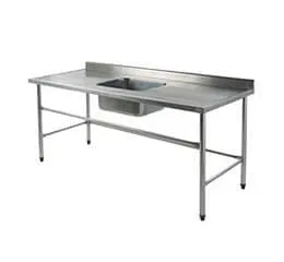 Bancada com Cuba srX inox 